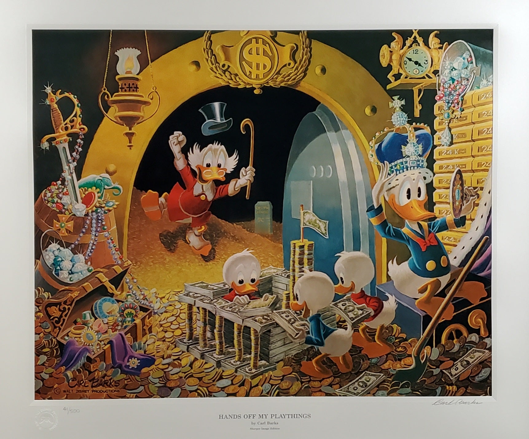Donald Duck and Uncle Scrooge Hands Off My Playthings Carl Barks Signed Regular Edition